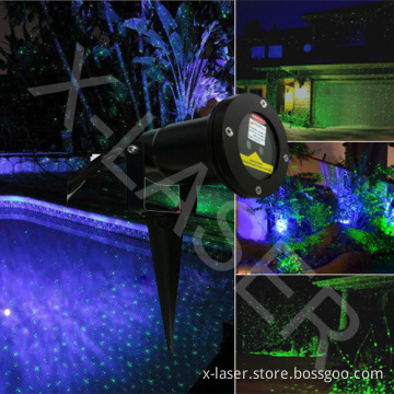 Outdoor Waterproof IP65 Moving Head Firefly Garden Blue Laser, Christmas Tree Decoration Lights